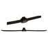 936-131 by TECTRAN - Cable Tie - Dual Clamp, Black, 0.5" Width, 13" Length, 0.25" Stud Size