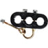 94-0001 by TECTRAN - 3-Hole Beefy Clamp, with U-Bolt and Eye Bolt, Holds (2) Air Lines and (1) Power Line