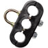 94-0000 by TECTRAN - Air Brake Air Line Clamp - Beefy Style, 3 Hole, 1 U-Bolt, for Dual Air and 1 Power Line