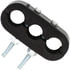 94-0004 by TECTRAN - 3-Hole Beefy Clamp, with 2 Hex Head Bolts, Holds (2) Air Lines and (1) Power Line