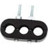 94-0004 by TECTRAN - 3-Hole Beefy Clamp, with 2 Hex Head Bolts, Holds (2) Air Lines and (1) Power Line