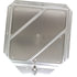 9461 by TECTRAN - Placard Holder Slide-In - Bright Aluminum Finish, Powder Coated, White Face Only