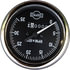 95-0707 by TECTRAN - Tachometer Gauge - Chrome, 3-3/8 in. dia., 0-3500 RPM, with Counter