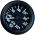 Tectran 95-2453 Fuel and Water Temperature Gauge Set Water Temperature Gauge - Black, 100-265 deg. F, 120 in. Capillary