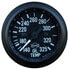 Tectran 95-2531 Engine Oil Temperature Gauge Engine Oil Temperature Gauge - Black Bezel, 140-325 deg. F, 144 in. Capillary,