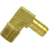 969-4A by TECTRAN - Air Tool Hose Barb - Brass, 0.170 in. Tube I.D, 1/4 in. Tube O.D, Elbow Tube to Male Pipe