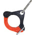 98225ST by TECTRAN - Air Brake Air Line Clamp - 2.25 in. Clamp I.D, Orange, with Stainless Steel Clip