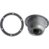 HC0-4195 by TECTRAN - Axle Hub Cap - 6-Hole, Aluminum, without Side Plug, for Front