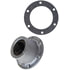 HC3-4024 by TECTRAN - Axle Hub Cap - 6-Hole, Aluminum, with Side Plug, for Front Application