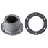HC3-4024 by TECTRAN - Axle Hub Cap - 6-Hole, Aluminum, with Side Plug, for Front Application