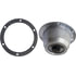 HC3-4195 by TECTRAN - Axle Hub Cap - 6-Hole, Aluminum, with Side Plug, for Front Application