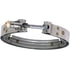 HV382 by TECTRAN - Stainless Steel 7/8" Turbo V-Band Hose Clamp, 3.82" Nominal Diameter