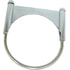 MUC35G by TECTRAN - Exhaust Muffler Clamp - 3-1/2 in. O.D, Zinc Plated, Guillotine Type, with U-Bolt and Band