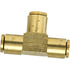 PL1364-2 by TECTRAN - Air Brake Air Line Union - Brass, 1/8 in. Tube Size, Push-Lock