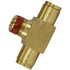 PL1376-3A by TECTRAN - Air Brake Air Line Thread Branch Tee - Brass, 3/16 in. Tube, 1/8 in. Thread, Male