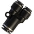 QL1363444 by TECTRAN - Push-On Hose Fitting - 1/4 in. Tube A, 1/4 in. Tube B, Y-Union, Composite