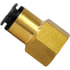 QL1366-4A by TECTRAN - DOT Female Push-Lock Composite Connector Fitting, 1/4 in. Tube Size, 1/8 in. Pipe Thread