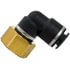 QL1370-4A by TECTRAN - DOT 90-Deg Female Elbow Push-Lock Swivel Composite Fitting, 1/4" Tube Size, 1/8" Pipe Thread