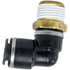 QL1369-2A by TECTRAN - 90-Deg Male Elbow Push-Lock Swivel Composite Fitting, 1/8" Tube Size, 1/8" Pipe Thread