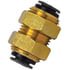 QL1377-3 by TECTRAN - Air Brake Air Line Union - 3/16 in. Tube Size, Composite Push-Lock, Bulkhead