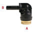 QS69-4B by TECTRAN - Push Lock Standpipe with 90-Deg Elbow, Brass, 1/4" x 1/4" Tube Size