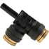 QS71-44B by TECTRAN - Push-On Hose Fitting - 1/4 in. Tube A, 1/4 in. Tube B, 1/4 in. Tube C, Run Tee