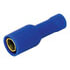 T78-0004 by TECTRAN - Female Bullet Connector - Blue, 16-14 Wire Gauge, Nylon, 0.156 in. diameter