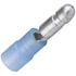 T78-0005 by TECTRAN - Male Bullet Connector - Blue, 16-14 Wire Gauge, Nylon, 0.156 in. diameter