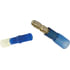 TBSP180ST by TECTRAN - Male Bullet Connector - Snap Plug, 16-14 Gauge, Blue, 0.180 Bullet, Heat Shrink