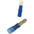 TBSP180ST by TECTRAN - Male Bullet Connector - Snap Plug, 16-14 Gauge, Blue, 0.180 Bullet, Heat Shrink