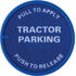 TV20902 by TECTRAN - Trailer Air Brake Air Supply Knob - Blue, Round, for Tractor Parking