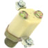 TV228750 by TECTRAN - Air Brake Low Air Pressure Switch - 60 psi, 2 Terminals, 1/4 in. Pole Thread