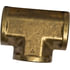 101-A by TECTRAN - Air Brake Pipe Tee - Brass, 1/8 inches Pipe Thread, Extruded