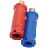 1011G by TECTRAN - Air Brake Gladhand Handle Grip - Tec-Grip, Red and Blue, Tapered Rubberized