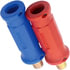 1011G by TECTRAN - Air Brake Gladhand Handle Grip - Tec-Grip, Red and Blue, Tapered Rubberized