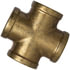 102-A by TECTRAN - Air Brake Pipe Cross - Brass, 1/8 inches Pipe Thread, Extruded