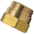 1023 by TECTRAN - Air Brake Air Line Nut - Brass, 3/8 in. I.D Hose, for use with Spring - D.O.T