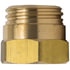 1023 by TECTRAN - Air Brake Air Line Nut - Brass, 3/8 in. I.D Hose, for use with Spring - D.O.T