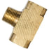 106-A by TECTRAN - Air Brake Air Line Thread Branch Tee - Brass, 1/8 in. Pipe Thread, Extruded