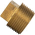 109-A by TECTRAN - Air Brake Pipe Head Plug - Brass, 1/8 in. Pipe Thread Size, Square Head Plug