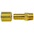 1109 by TECTRAN - Air Brake Air Line Fitting - 3/8 in. I.D Hose, 1/4-18 in. Thread, 1/4 in. Cap, Crimp-On