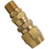 1105 by TECTRAN - Air Brake Air Line Fitting - Brass, 3/8 in. Hose I.D, Swivel Type, D.O.T