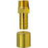 1109 by TECTRAN - Air Brake Air Line Fitting - 3/8 in. I.D Hose, 1/4-18 in. Thread, 1/4 in. Cap, Crimp-On