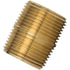 112-A by TECTRAN - Air Brake Pipe Nipple - Brass, 1/8 inches Pipe Thread, Closed Type