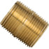 112-A by TECTRAN - Air Brake Pipe Nipple - Brass, 1/8 inches Pipe Thread, Closed Type