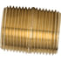 112-A by TECTRAN - Air Brake Pipe Nipple - Brass, 1/8 inches Pipe Thread, Closed Type