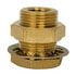 114-22 by TECTRAN - Air Brake Frame Coupling - Brass, 1.5 in. Long, 1/8-27 in. Female, 1/8-27 in. Female