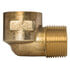 115-A by TECTRAN - Air Brake Air Line Tee - Brass, 1/8 in. Pipe Thread, Extruded, 90 deg. Street