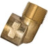 115-A by TECTRAN - Air Brake Air Line Tee - Brass, 1/8 in. Pipe Thread, Extruded, 90 deg. Street