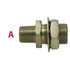 114-22 by TECTRAN - Air Brake Frame Coupling - Brass, 1.5 in. Long, 1/8-27 in. Female, 1/8-27 in. Female